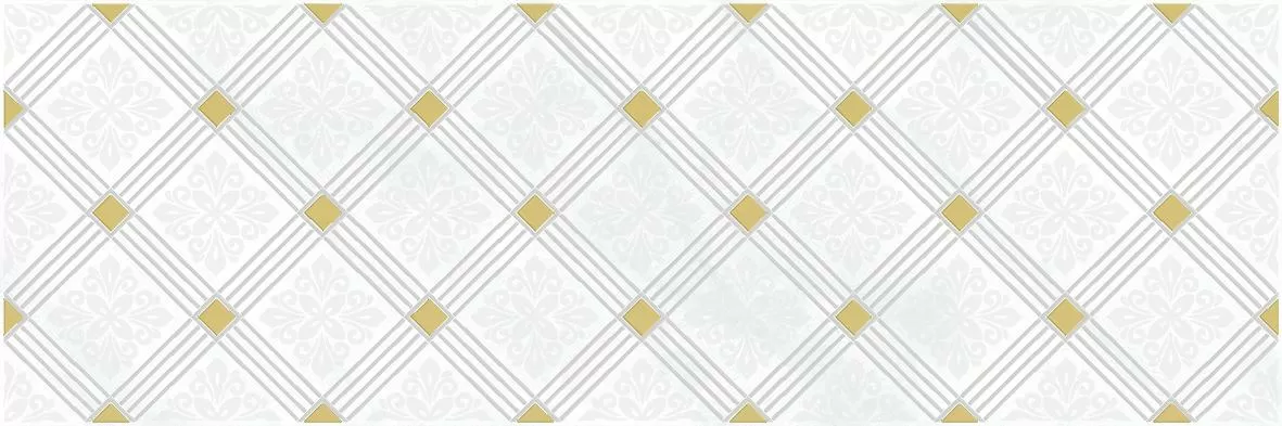 Плитка Royal Декор белый 20х60