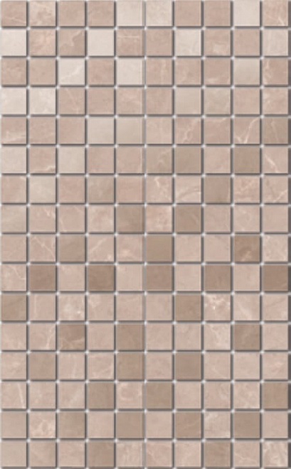 Плитка MM6360 Декор Гран Пале бежевый мозаичный 25х40