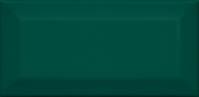 Плитка 16058 Клемансо зелёный грань 7.4*15