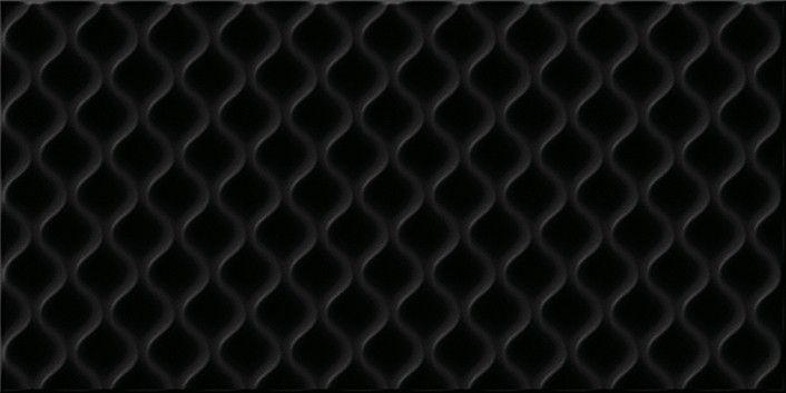 Плитка DEL232D Deco рельеф черный 29,8x59,8
