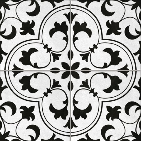 Керамогранит SE4R053 Sevilla пэчворк белый 42x42-изображение 0