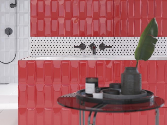 Плитка EVG413 Evolution рельеф кирпичи красный 20x44-изображение 3