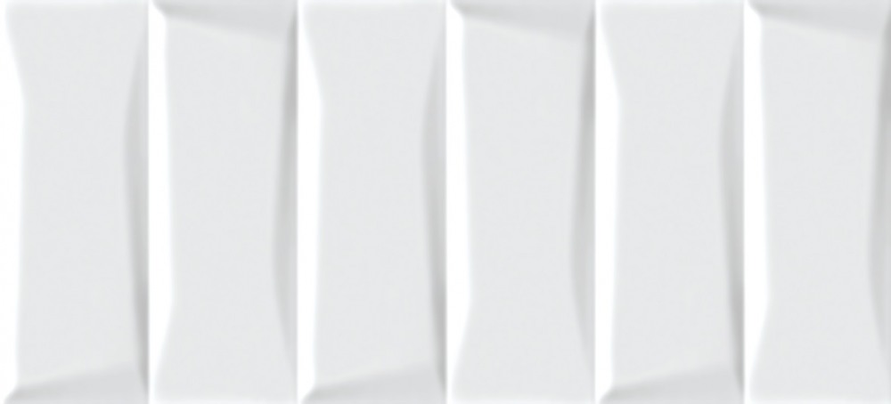 Плитка EVG053 Evolution рельеф кирпичи белый 20x44