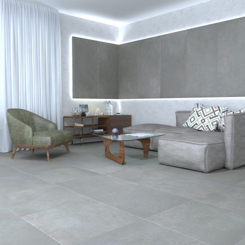 Плитка Betonhome Декор-2 серый 20х50-изображение 5