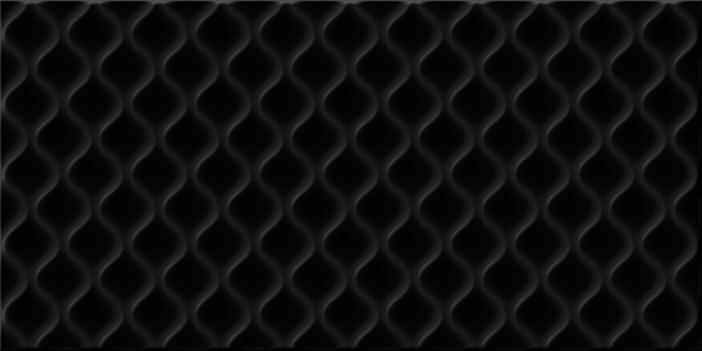 Плитка Cersanit Deco черный рельеф 29,8x59,8 DEL232