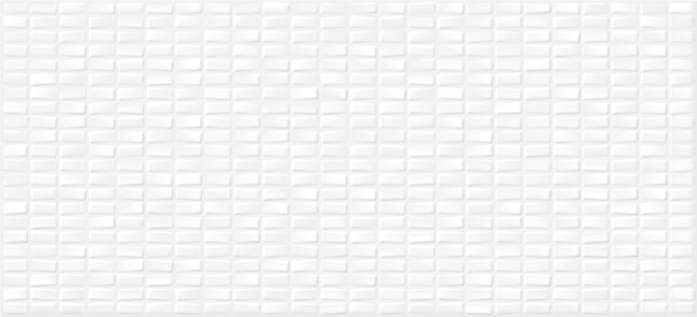Плитка Cersanit Pudra мозаика белый рельеф 20x44 PDG053