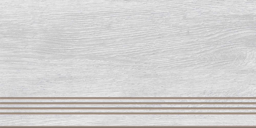 Ступень Cersanit Woodhouse светло-серый рельеф 29,7x59,8 WS4O526
